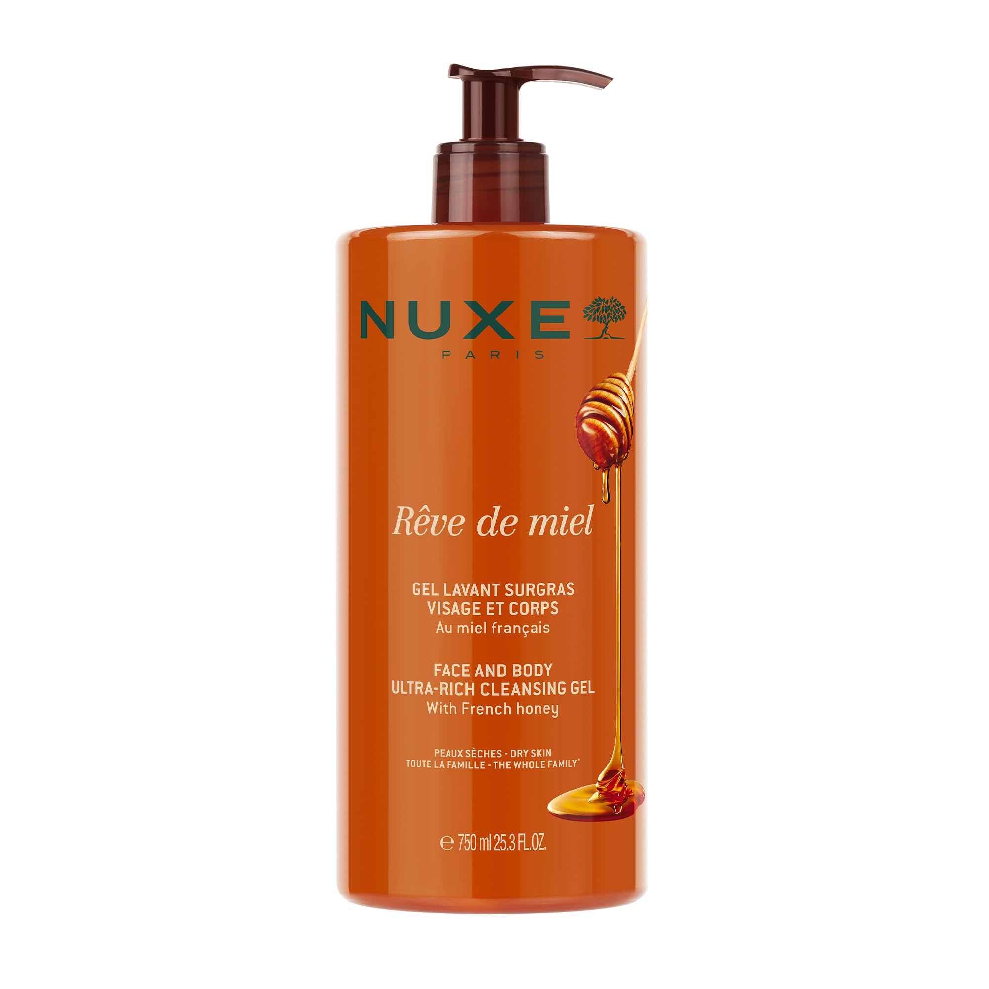 Nuxe Face & Body Rêve de Miel Ultra-Rich Cleansing Gel 750ml