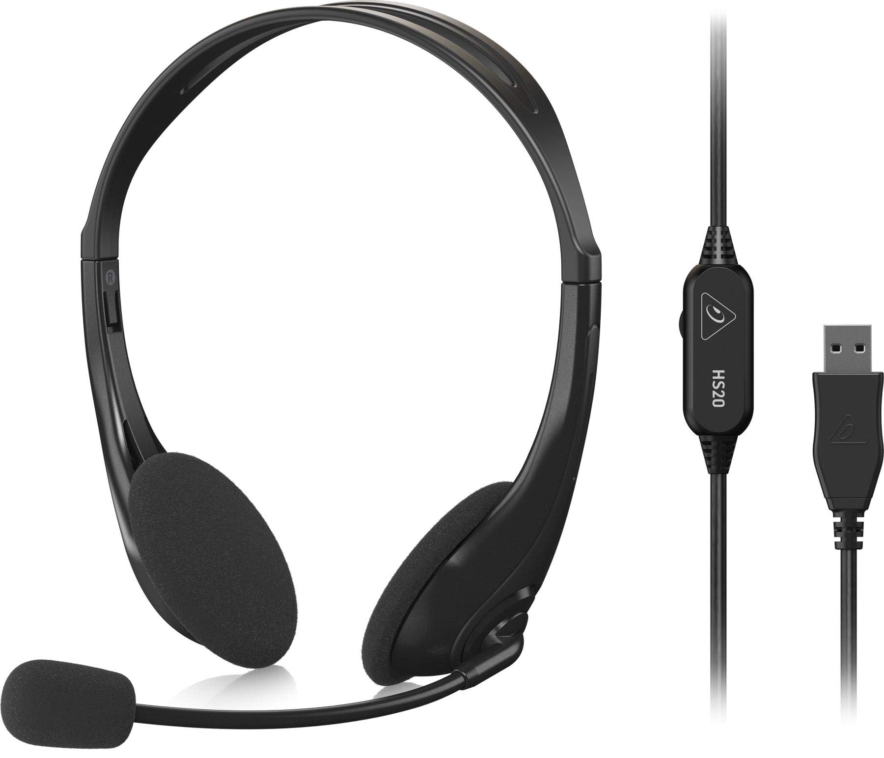 Behringer HS20 USB Stereo Headset with Swivel Microphone