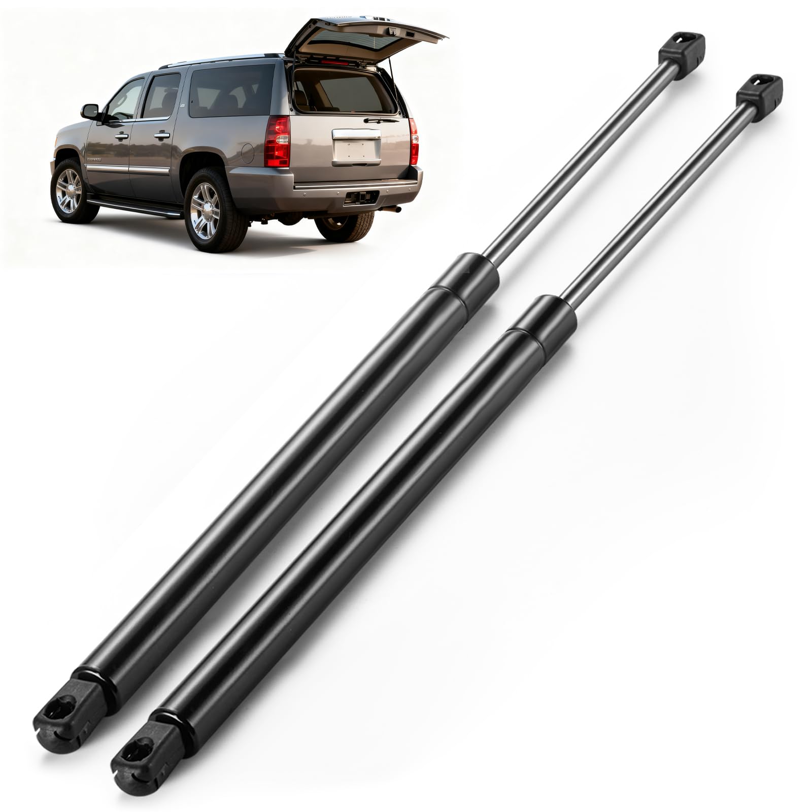 Photo 1 of ARANA Rear Window Glass Struts Shocks for Chevy Suburban 2000-2006 1500 2500/Tahoe/GMC Yukon Denali XL/Cadillac Escalade 4-Door, 4185 Back Window Lift Support (Not Fit liftgate), 2 Pcs