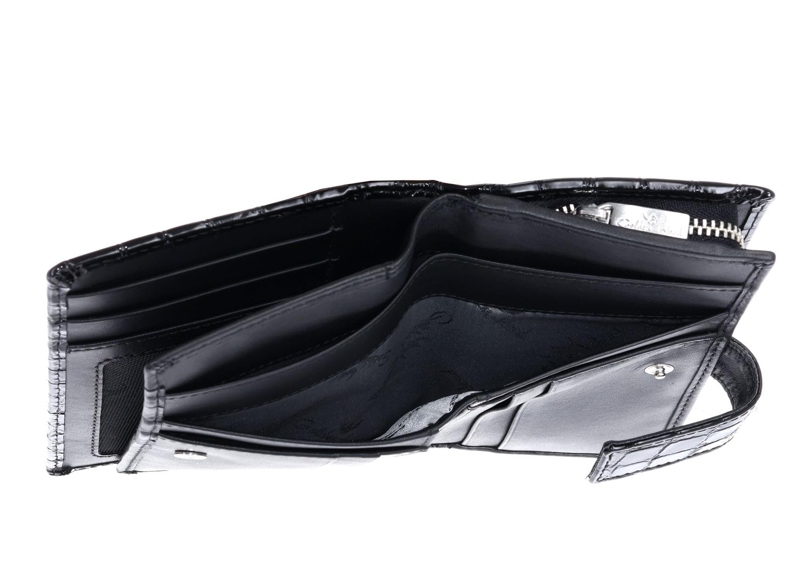 Golden Head Cuero Monedero Cayenne RFID Protect Damenbörse 2800 Schwarz Negro