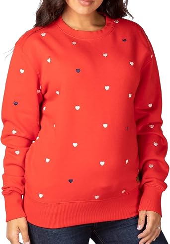Patterned Sweatshirt Womens Crew Neck 
