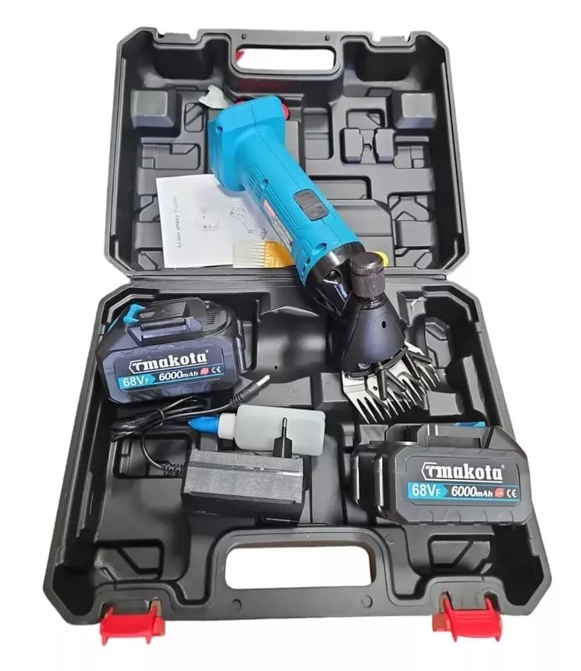 tosapecore a doppia batteria 68v 6ah tosatrice pecora 800-1500w