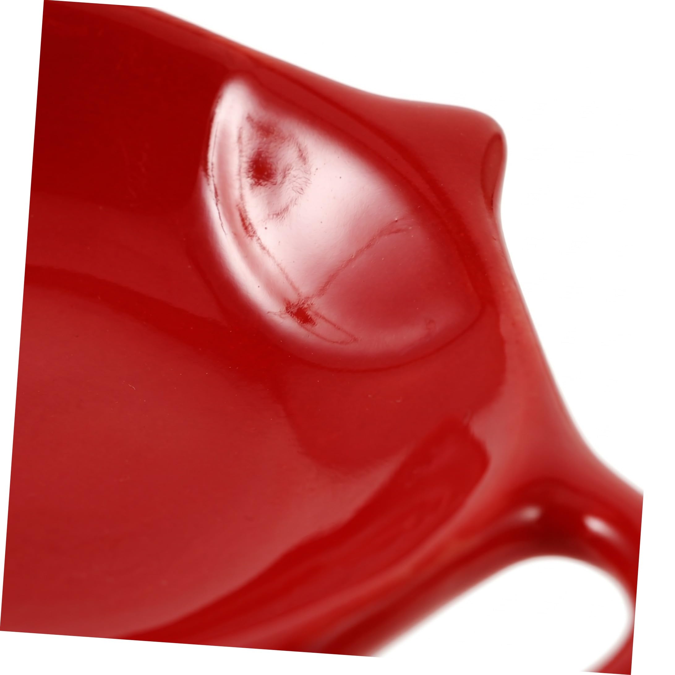 6 Piezas Soporte para Bolsita de Té de Cerámica Roja, Forma Tetera