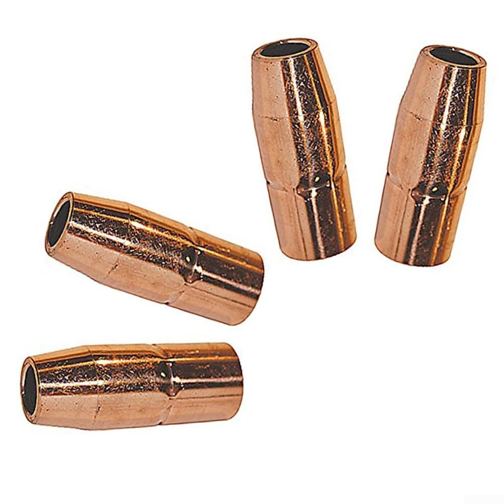 Ugelli di saldatura 169-724 per Miller M-25/M-40 MIG per pistole, 1/2 "Orifizio Punta concava Ugello Gas Parti di ricambio, Compatibile per Modello 169724, Confezione da 4