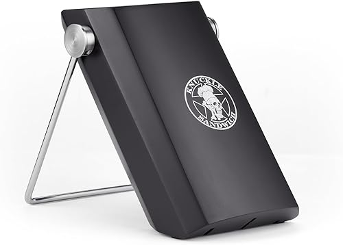 Ergo Chef Guy Fieri - Bloque de cuchillos de madera con 3 ranuras para nudillos, color negro