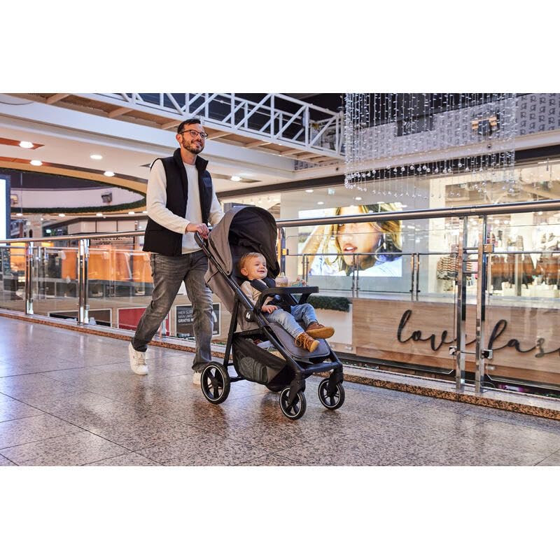 hauck Wózek dziecięcy 3-częściowy Shop N Care Trio Set - Zestaw wózka 3 w 1 z wózkiem, fotelikiem samochodowym i wózkiem spacerowym od urodzenia do 22 kg, kompaktowy, rozkładany, ochrona UV 50+ -