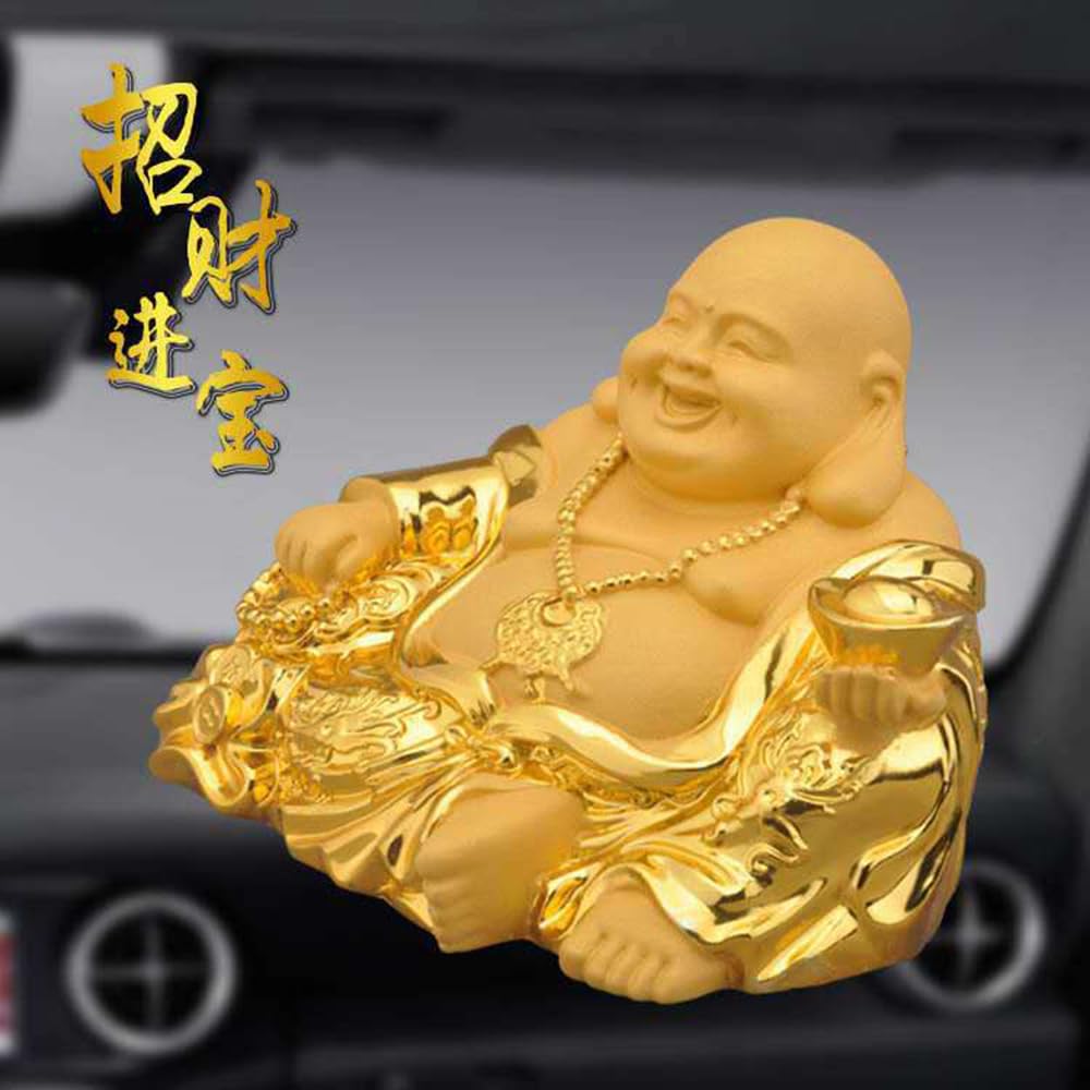 Amazon｜仏像 七福神 布袋様 布袋 置物 ゴールド 布袋さん 置物 厄除け