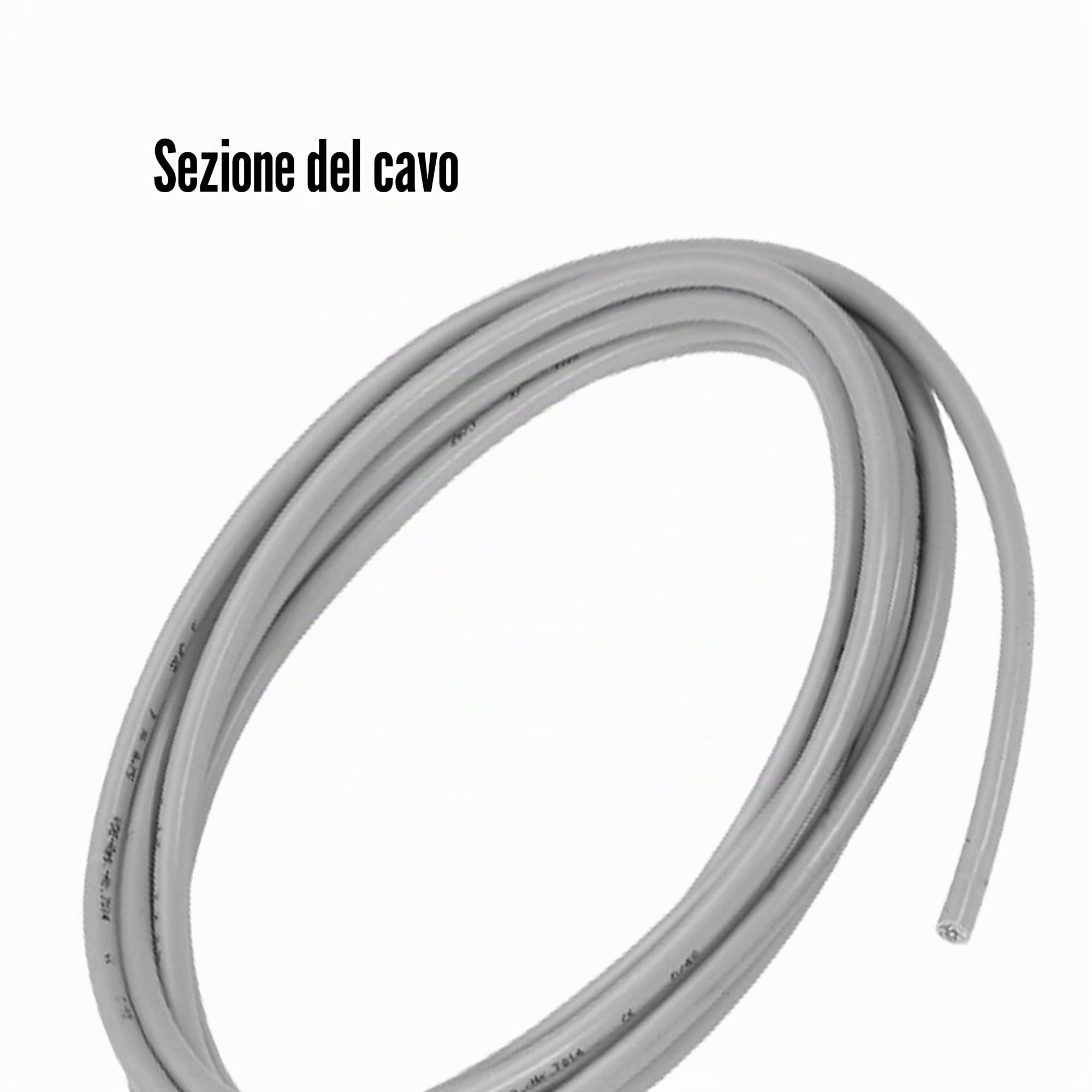 Gardena Cavo di collegamento 24 V, 15 m: Cavo per il collegamento di sino a 6 valvole di irrigazione Gardena 24 V, sezione del cavo 7 x 0,5 mm² (1280-20)