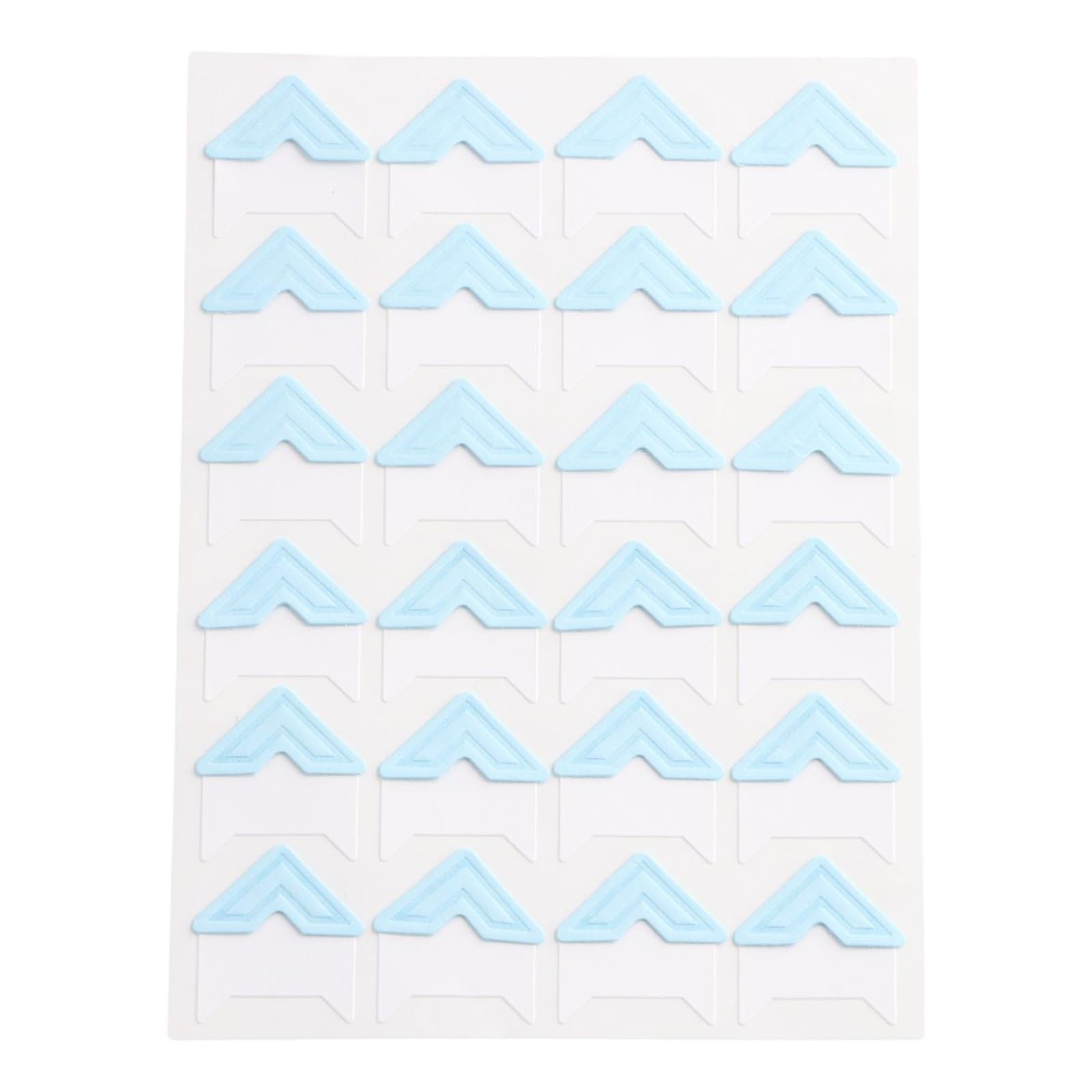 Gwyzax Self Adhesive Photo Corners 10Sheets Photo Albums Corner Sticker Vintage Kraft Paper Stickers Scrapbooking DIY Decoration(Blue)