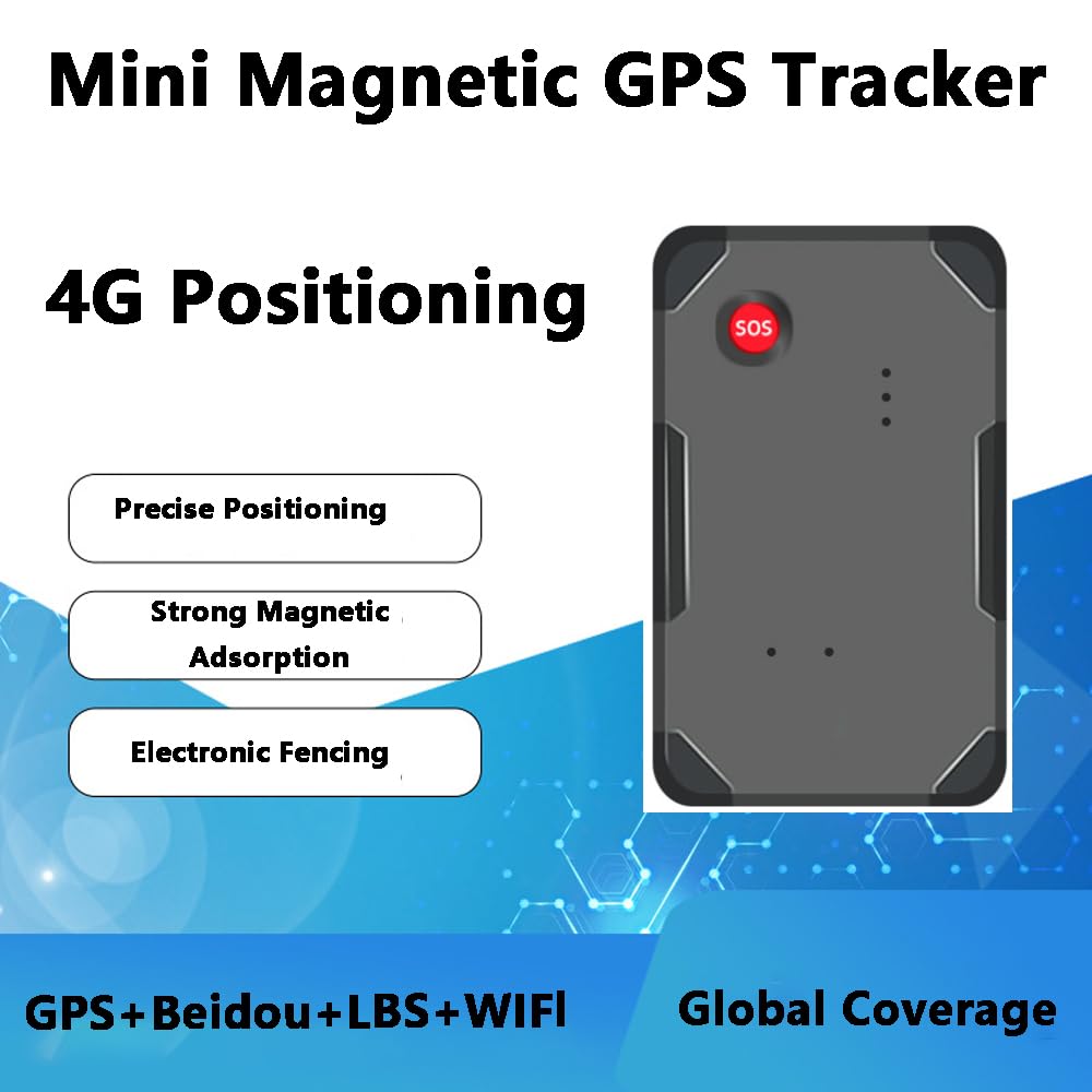 Mini GPS Tracker magnetico 4G Riloer 4G Mini GPS Tracker magnetico in tempo reale auto camion veicolo localizzatore Anti Theft
