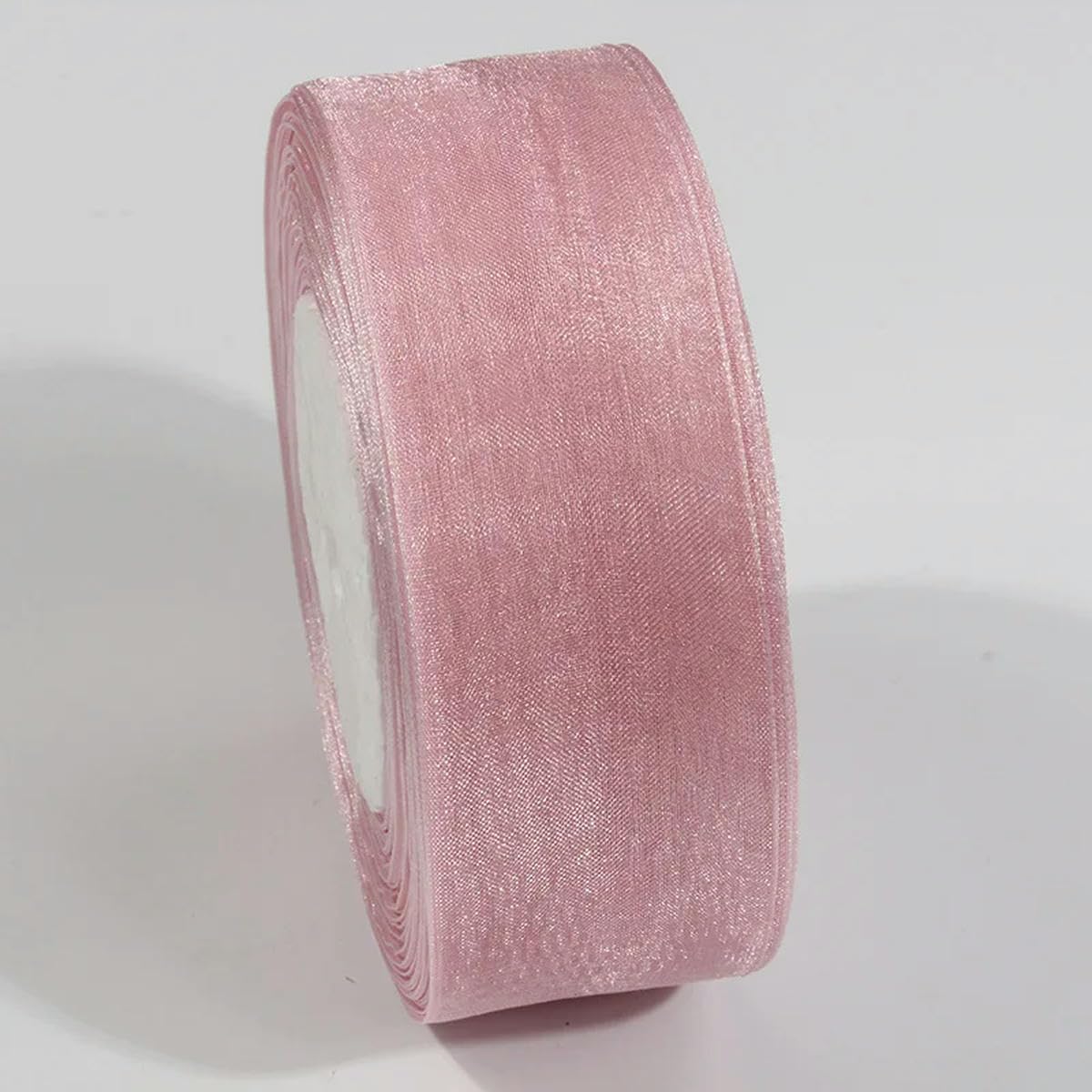 CIVIOOH 50 Yards Sheer Chiffon Ribbon Organza Satin Ribbons for Gift Wrapping Wedding Decoration Bouquets Party DIY Crafts
