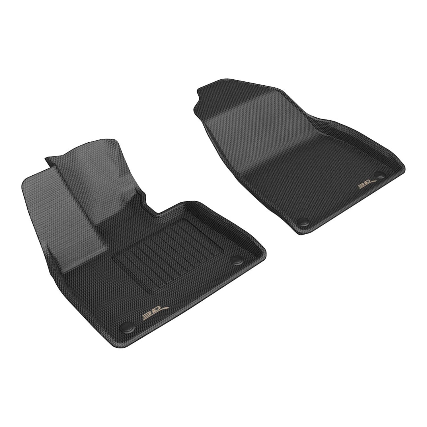 3D MAXpider Kagu Floor Mat Black Compatible with POLESTAR 3 2025 - Front Row