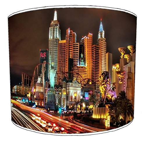 Premier Lighting Ltd 12 inch New York at Night Abat-Jour pour Une Lampe de Table