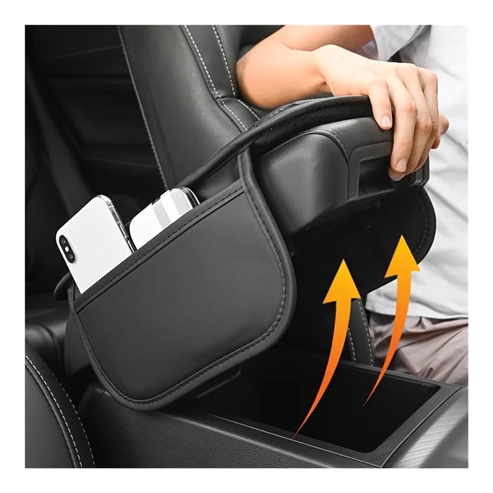 Strumenti Tappeto per Bracciolo per Auto in Pelle con Borsa