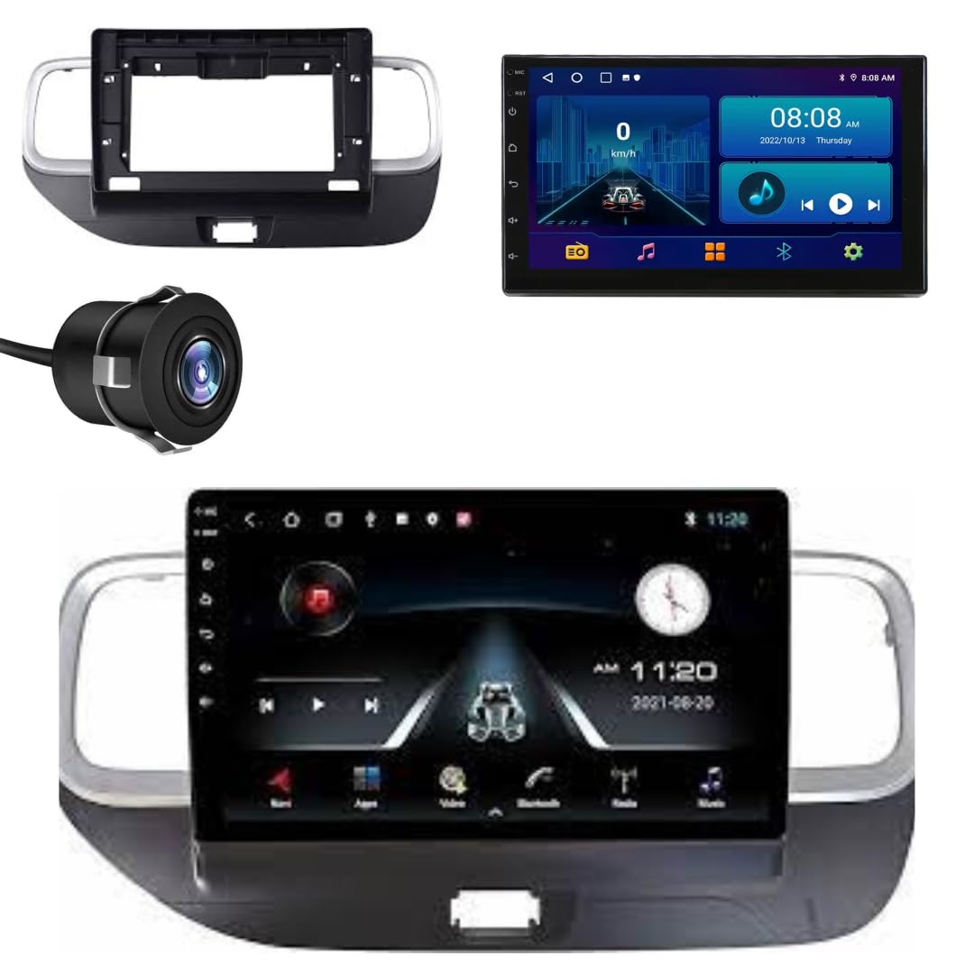 Modorwy Original 9” QLED Car Media Player with Car Play & Android Auto | Android Stereo OS 13 | 1GB+32GB | Free AHD Camera | Frame Compatible with Hyundai Venue New(1 Year Replacement Warranty)-image-16