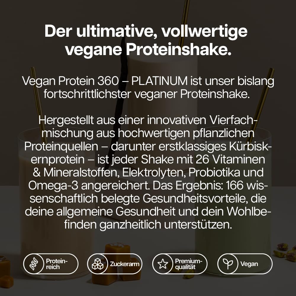 Protein Works | Vegan Protein 360 – PLATINUM Innovation, Premium-Veganproteinpulver, pflanzlicher Proteinshake, essentielle Vitamine & Mineralien, zuckerarm, Chocolate Silk, 14 Portionen, 500g
