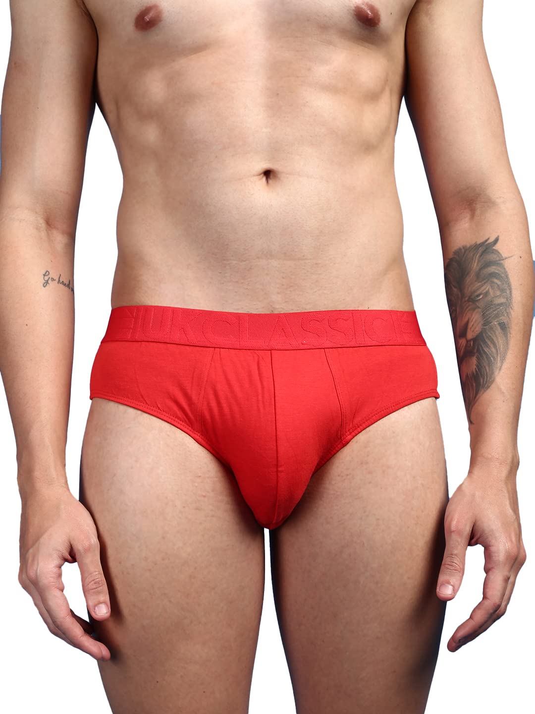 ONN UK Classic Men's Ultra Soft Modal Fabric Brief with Feather Touch Ultra Soft Waistband (Pack of 1)