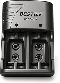 شاحن بيستون C-802 للبطاريات AA و 9V