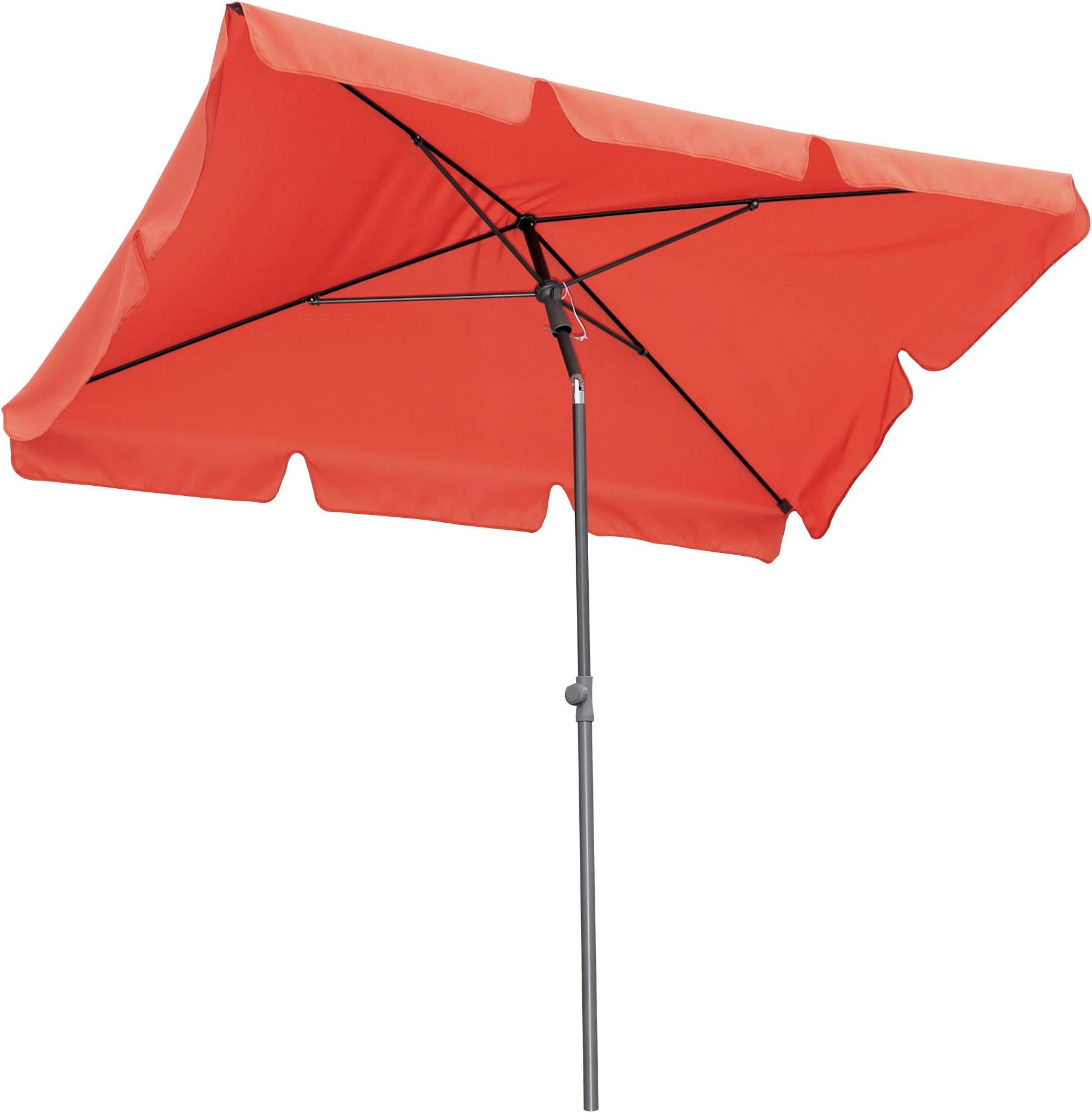 QUICK STAR Balcony Parasol 2 x 1.25 m Rectangular Tiltable Terra