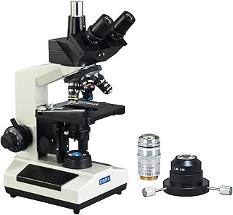 OMAX 40X-2000X Compound Advance Darkfiled Trinocular LED Microscope with 100X Plan Objective