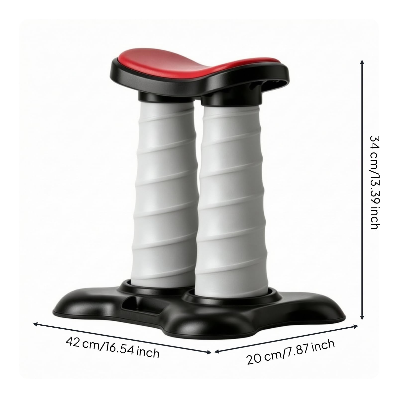 Spring Push Up Barra de Flexiones Pecho con Base Firme Protección de Muñecas Alineación Correcta Adecuada para Sesiones de Fuerza Tonificación del, Negro, Negro, Style to 1