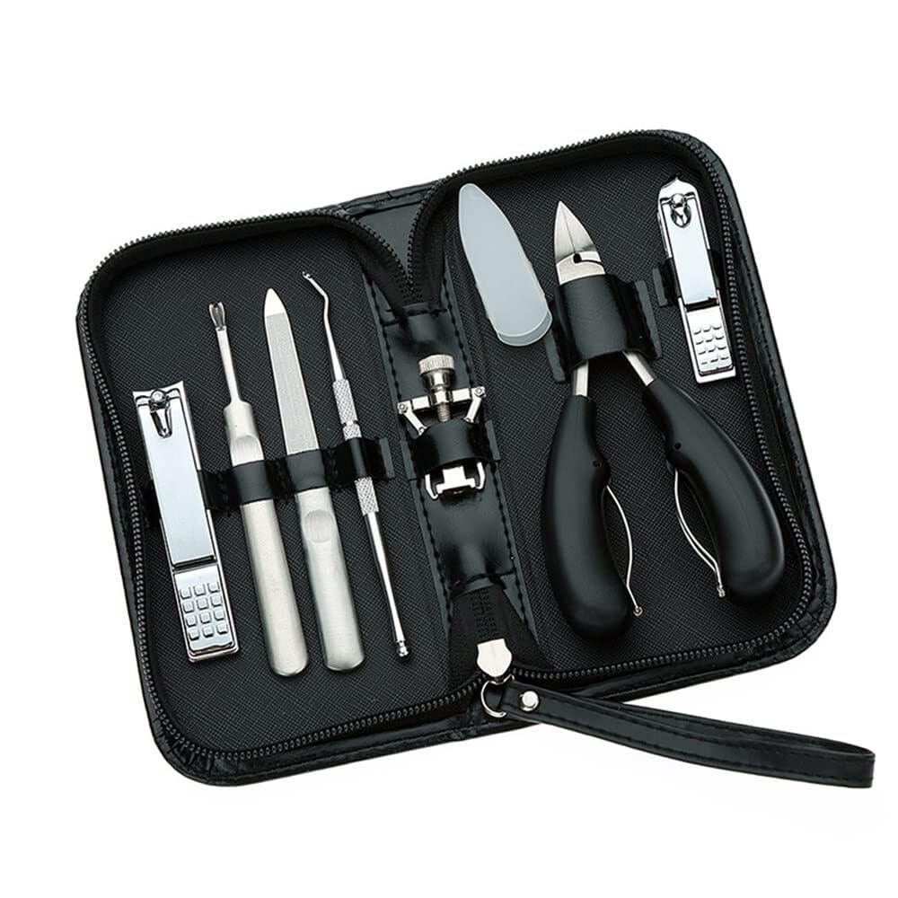 SBCGFY Nail Clippers, Nail Clippers Set, Professional Manicure Kit, Stainless Steel Grooming Tools with Scissors and Cutters Nail Kit,