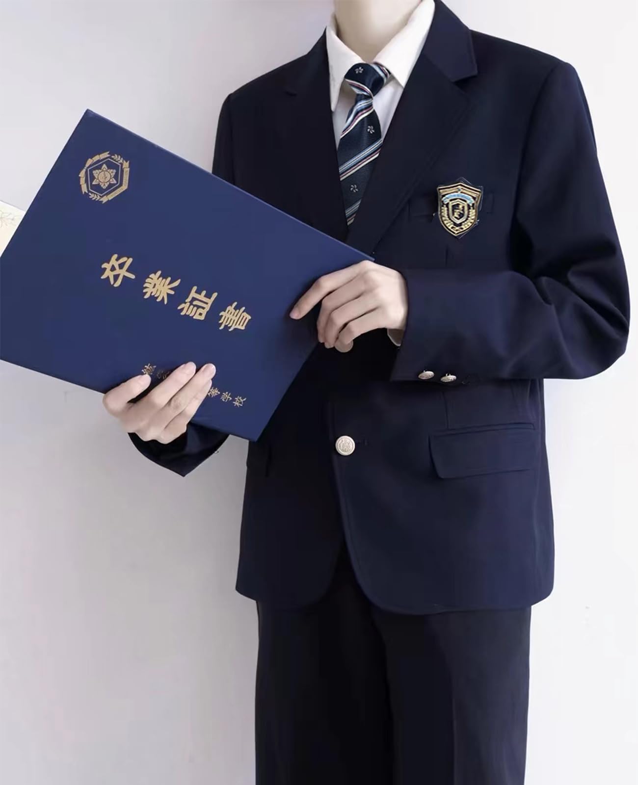 Amazon.co.jp: [AOTYP] 高校制服 メンズ 学生服 コスプレ 上下セット 5