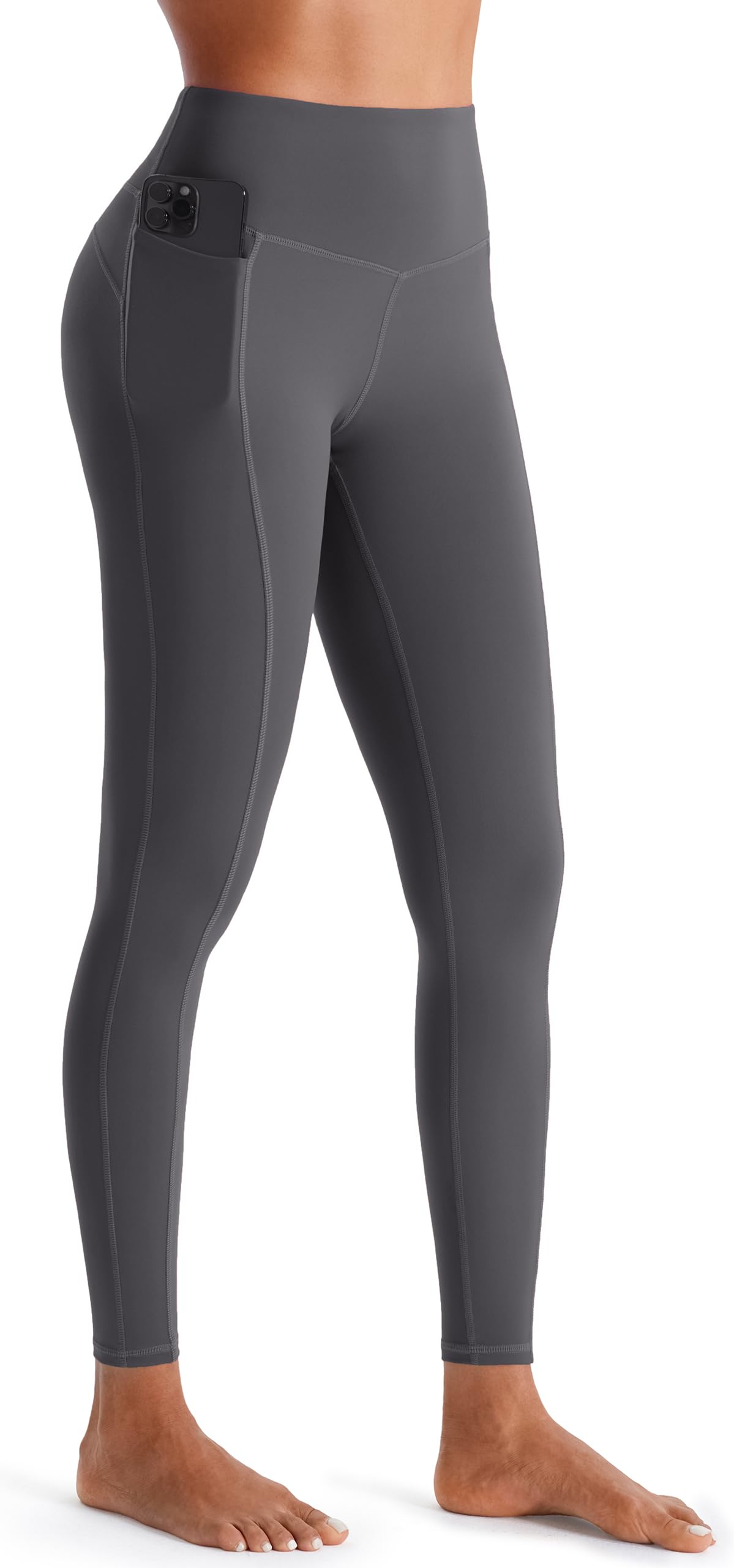JOYSPELS Women's Gym Leggings with Pockets - High Waisted Tummy Control Full Length Yoga Pants & Capri Leggings for Workout, Running, Daily Leisure — view 15