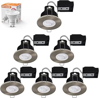 Tilt, Fire Rated LED Downlight, GU10 - White, Brushed Chrome Or Chrome - View #9