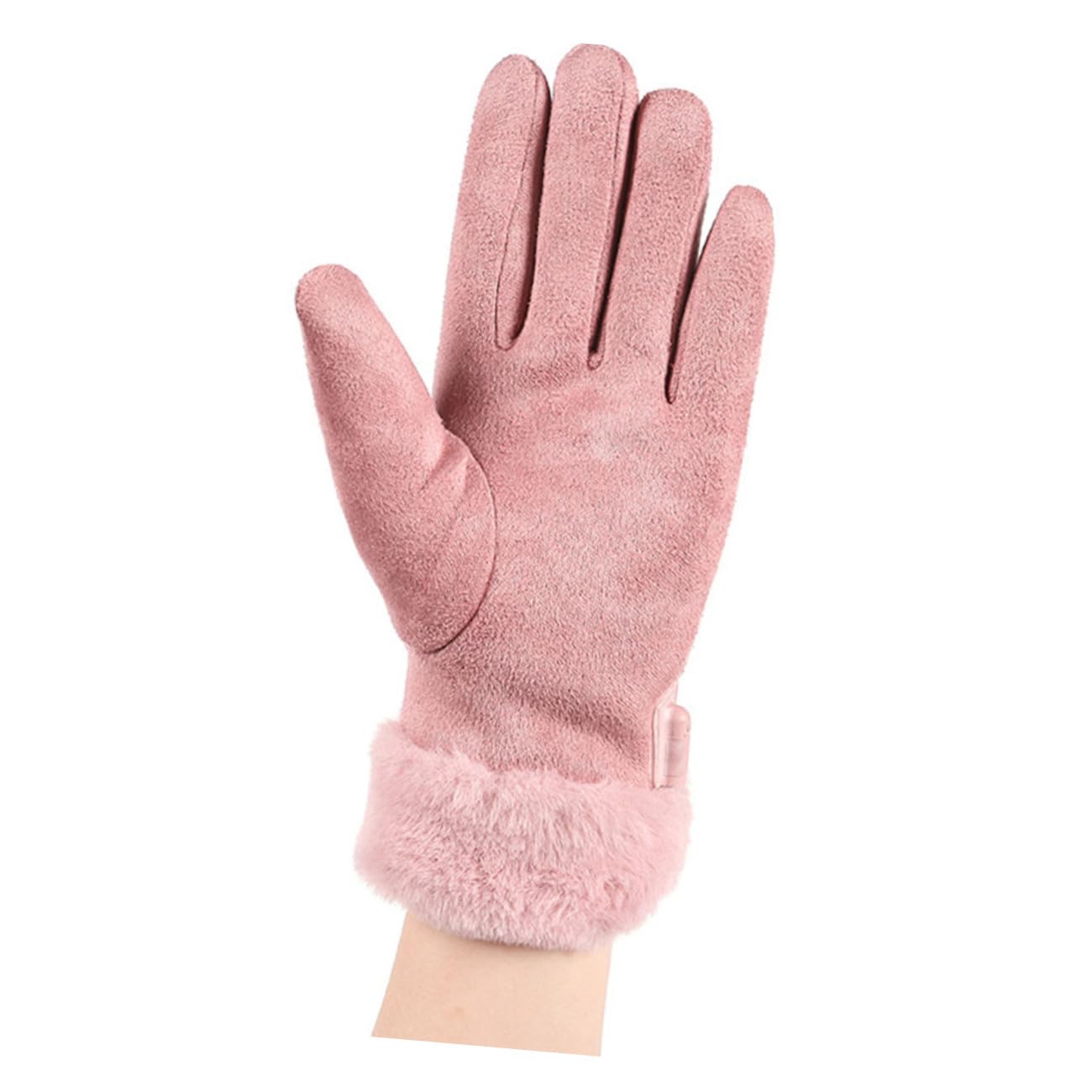 SUPVOX Guanti elettrici guanto termico thermal gloves scaldamani guanti riscaldati tramite USB batterie ricaricabili pile ricaricabili guanti termici per l'equitazione pelle rosa