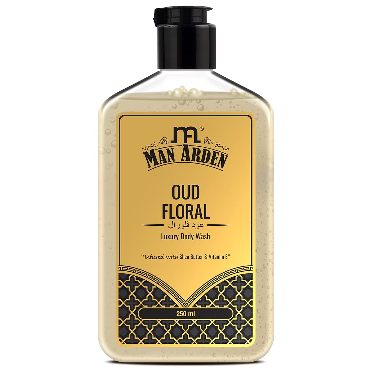 Man Arden Oud Floral Luxury Body Wash Infused With Shea Butter & Vitamin E, 250ml