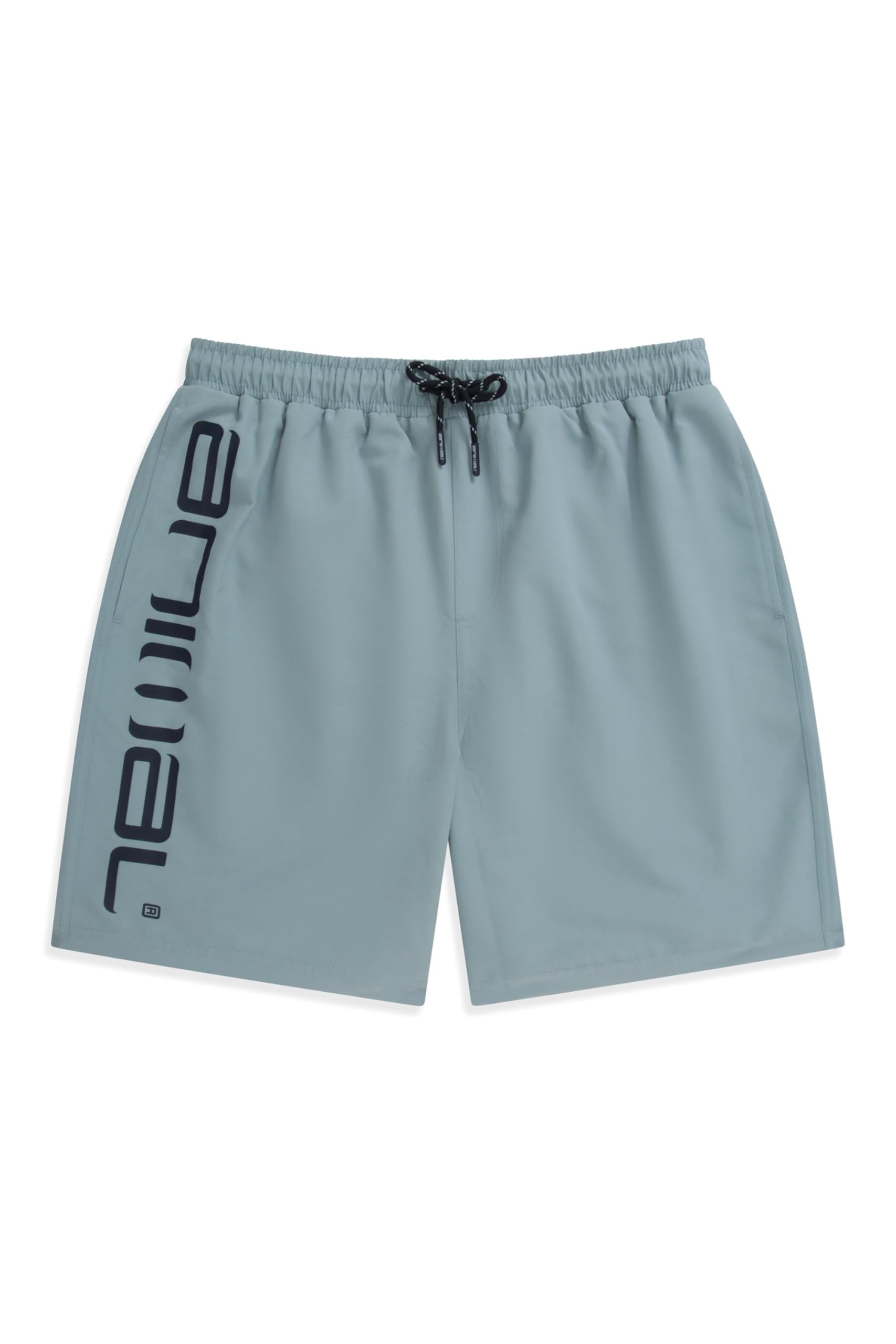 Animal Deep Dive Mens Boardshorts, Lightweight, Quick Dry & Mesh Lined Swim Trunks with Drawstring- Best for Surfing, Beach & Outdoors Pale Blue XL