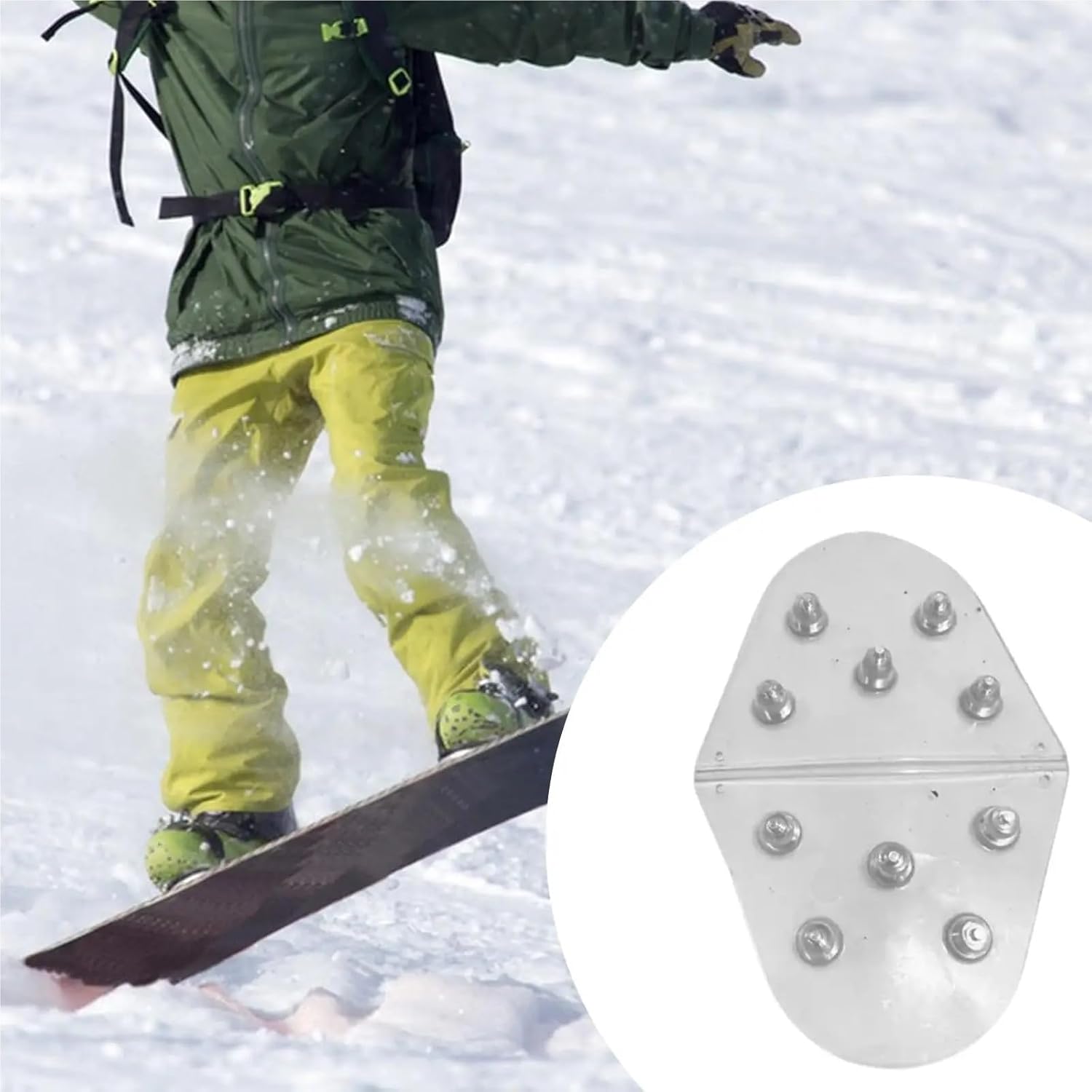 Snowboard Stomp Pad Snowboard Stomp Pads Grip Sticker Clear Skis Board Pad Mat Winter Snow for Snowboarding Skiing for Snowboarding Snow Board