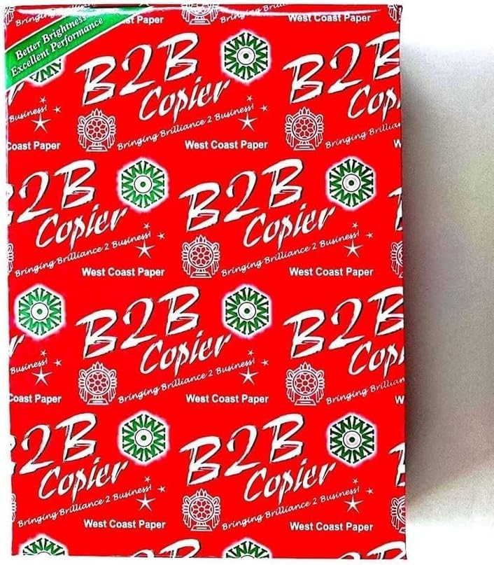 A4 B2B Copier Paper - Pack of 5, White A4 Printer Paper 70 GSM for Bulk Office, Corporate & Business Printing, (2500 Sheets)