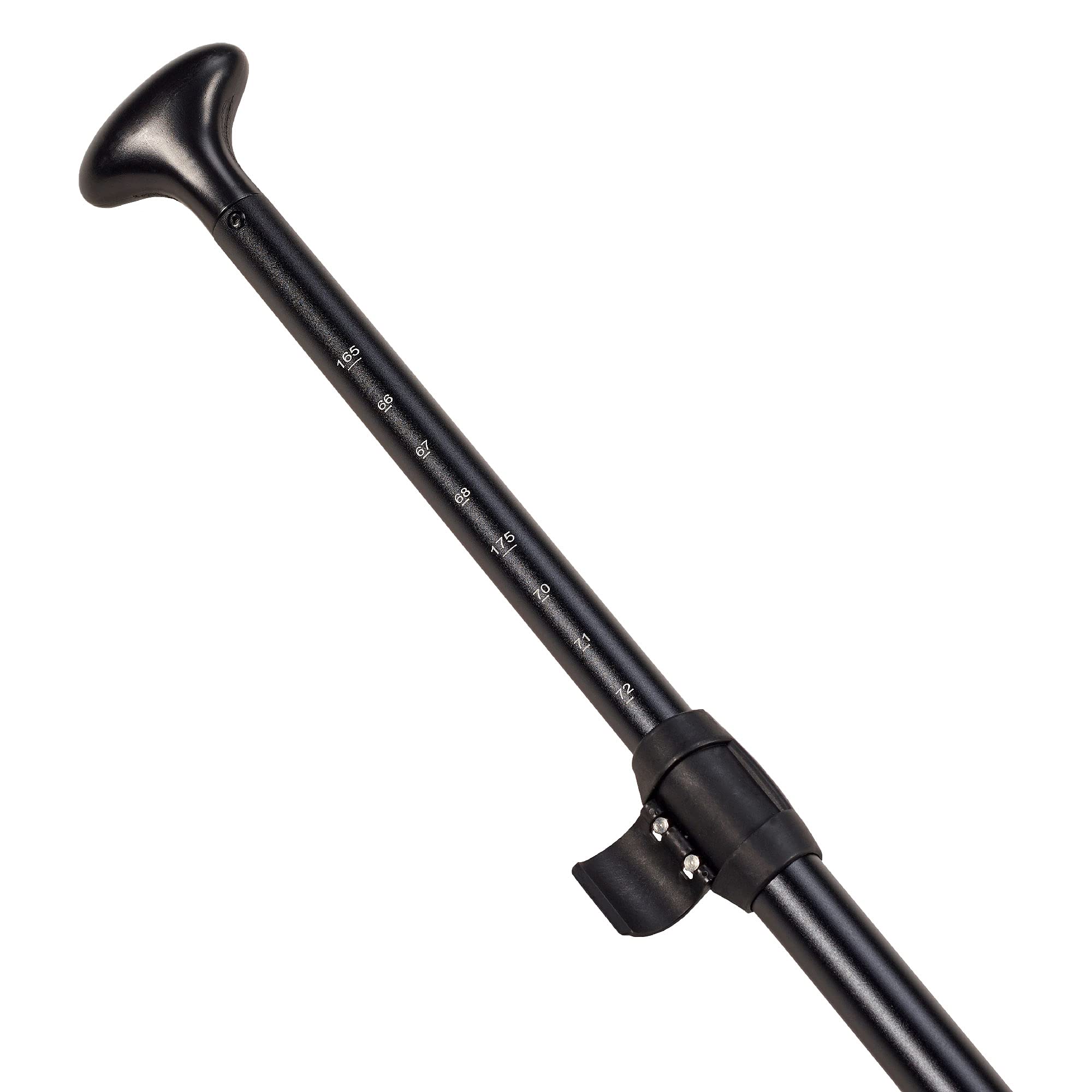 Kangui Pagaie pour Stand Up Paddle en Aluminium - Légère et démontable - Coloris Noir