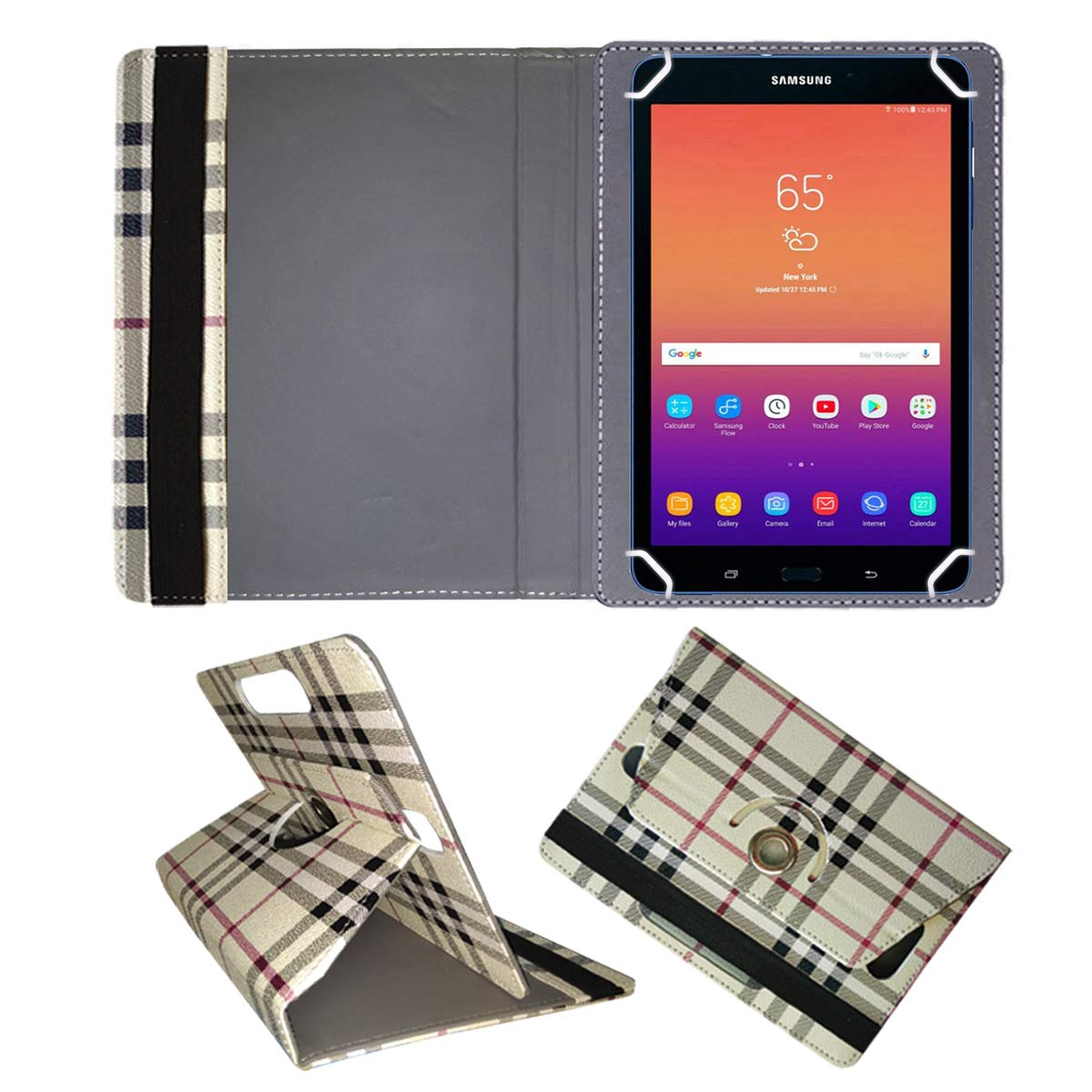 Fastway Rotating Leather Flip Case for Samsung Galaxy Tab A 8.0 2018 Tablet Cover Stand Cream (B07VMSXWBG) Amazon Price History, Amazon Price Tracker