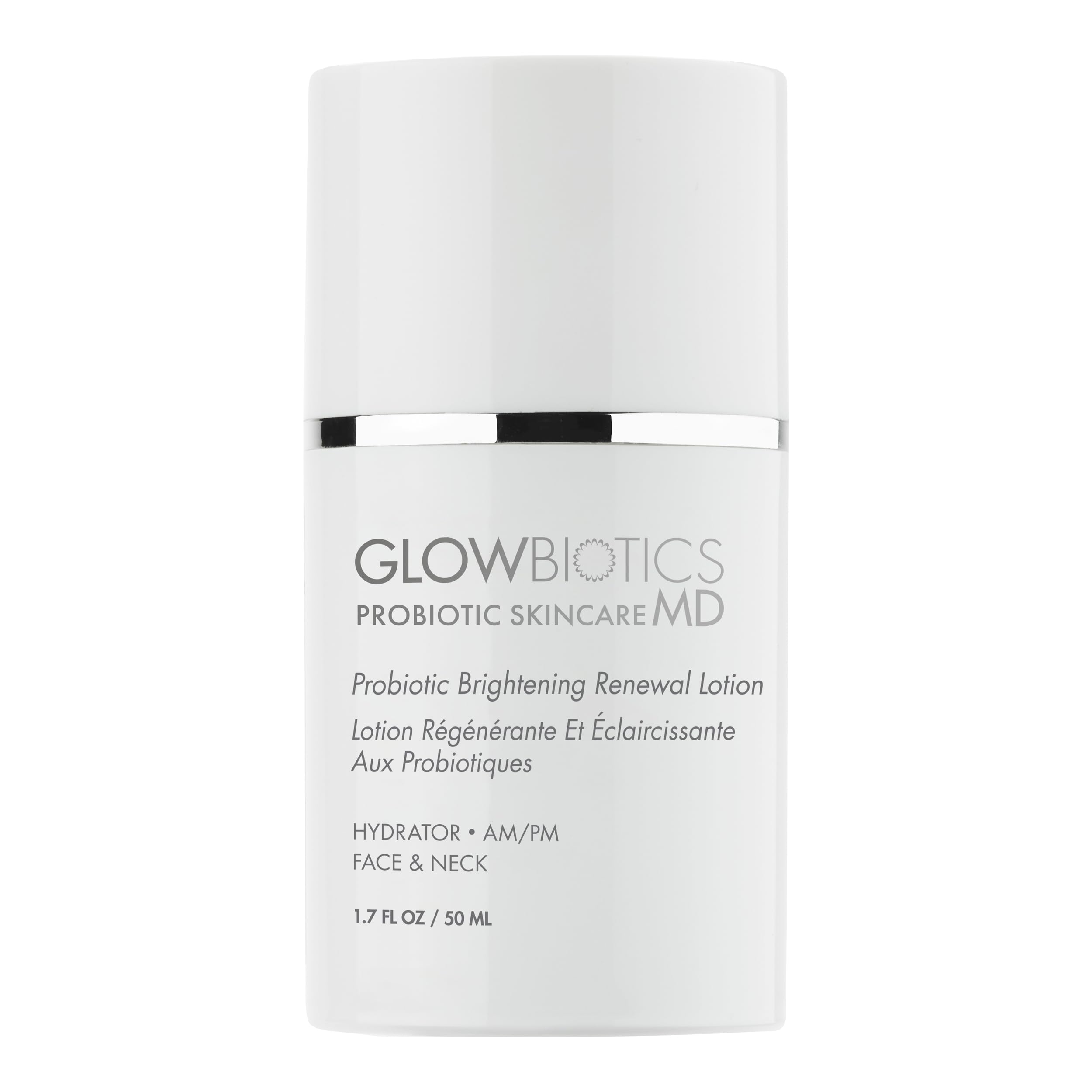 Glowbiotics Probiotic Brightening Renewal Lotion 1.7 fl oz – Lightweight Dark Spot Correcting Moisturizer with Hyaluronic Acid Niacinamide and Green Tea