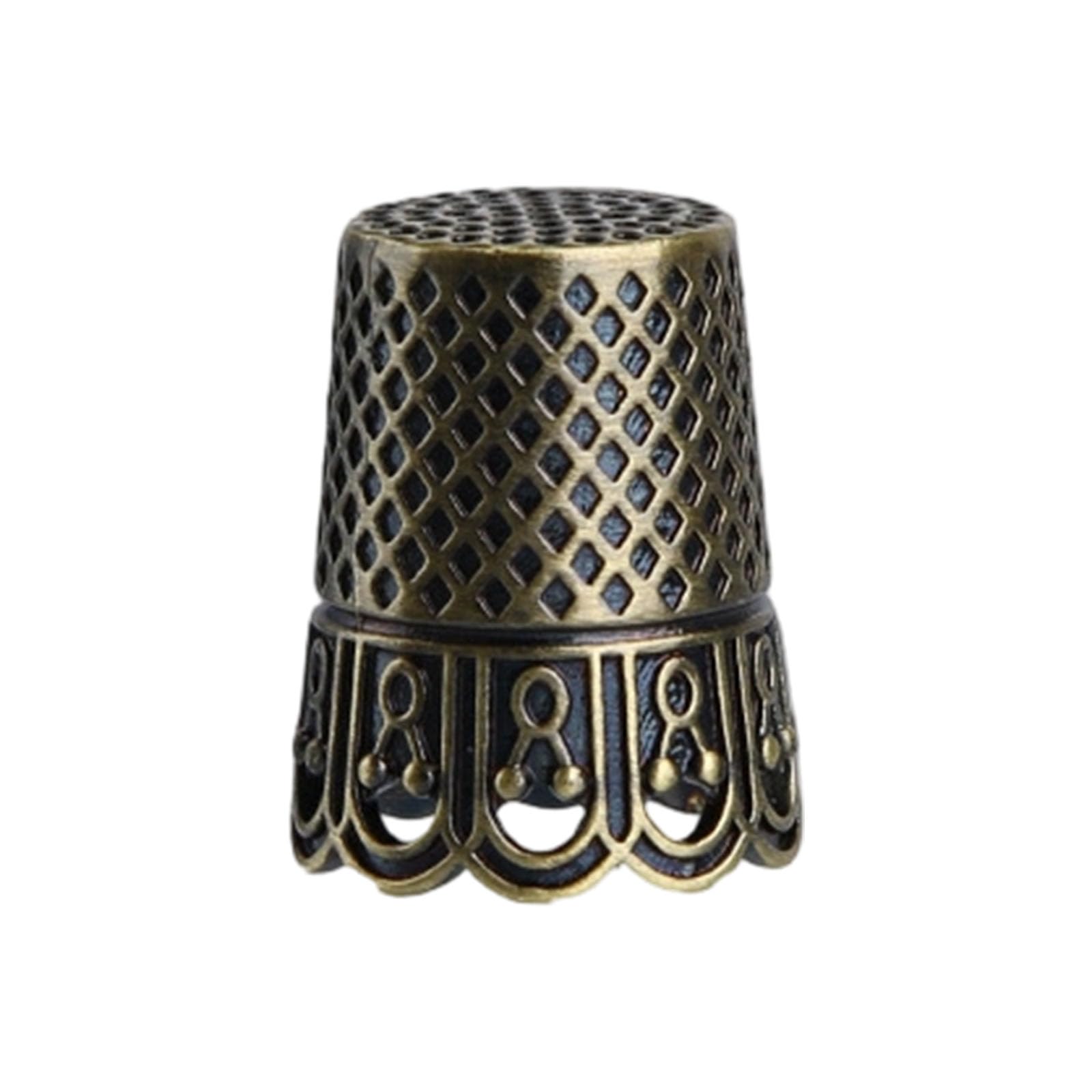 Mekalero Alloy Thimble Awl and Needle Container Essential Sewing Equipment Professional Dressmaking Equipment