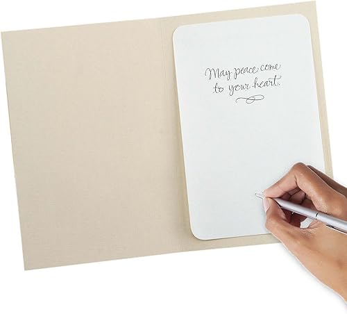 Miniatura 5 de Hallmark Tarjeta de condolencias de firma (plumas de ángel)