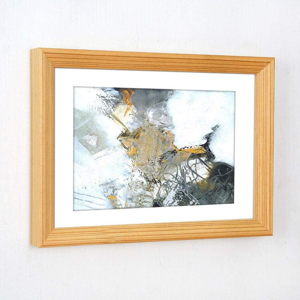 Fotorahmen Personalisiertes Geschenk Massivholz Tiefe Kaffeefarbe B Wand 29,7 × 42,0 cm