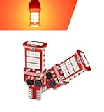 getfay Pack-2 T15 Car LED Brake Light, 4.5W Waterproof Vehicle Reversing Light, 360 Degrees All-round Lighting, Universal Motorcycle Lighting Bulb Replacements for Truck SUV Car (Red Light)