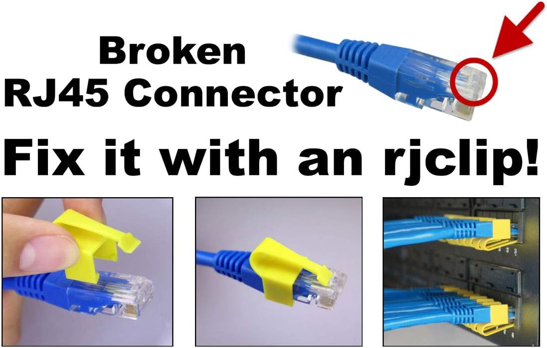 RJCLIP - Broken RJ45 Connector Solution (25 PCS) (Blue) - Image 3