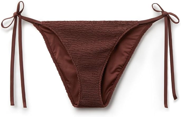 CALZEDONIA String Swimsuit Bottoms Crinkle Waves