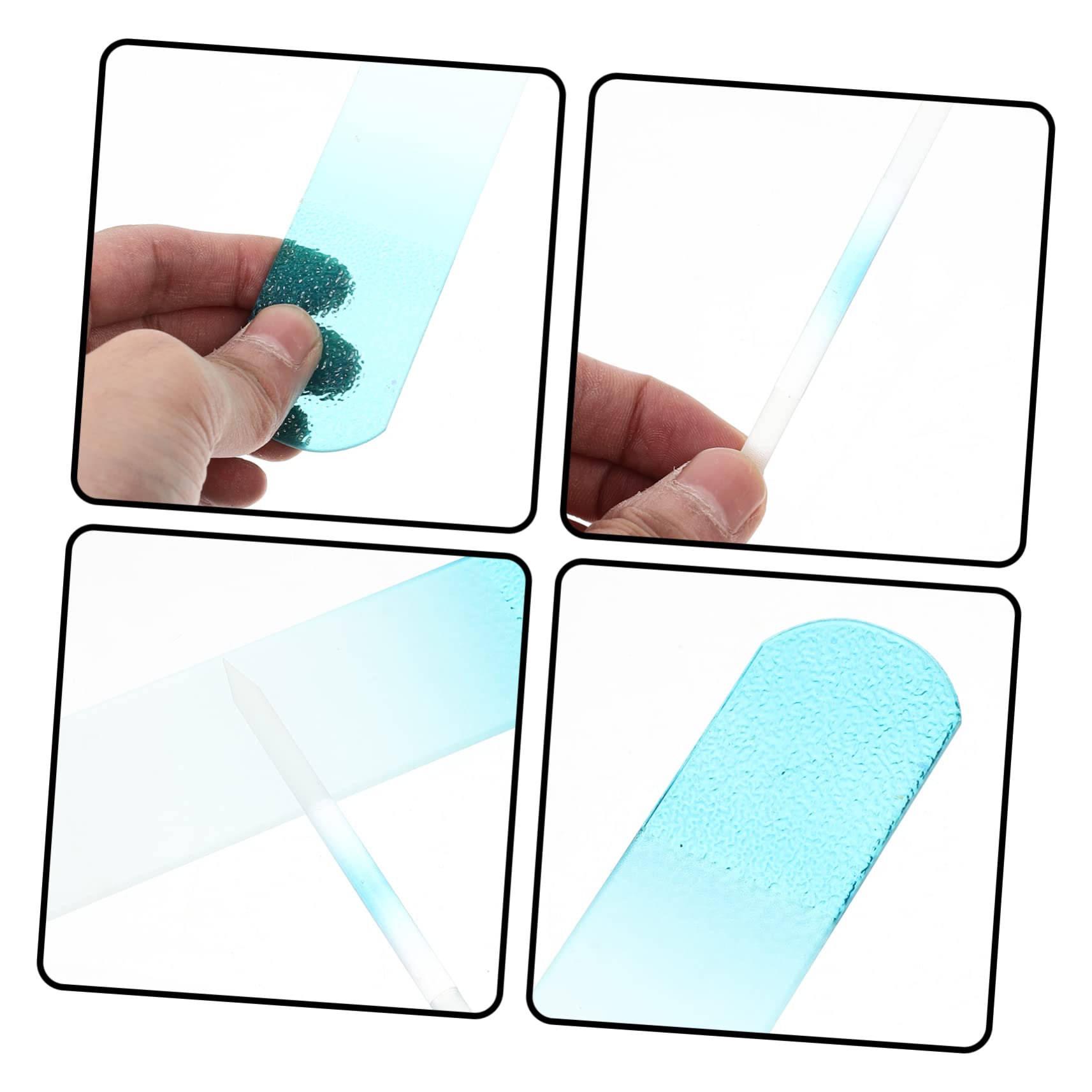 FRCOLOR 6 Pz Lima Per Unghie Kit Manicure Per Uomo Smalto Professionale Smalto Per Unghie Da Uomo Smalto Per Unghie Per Bambini Lime Per Unghie Per Donne Chiodo Cura Bicchiere Cristallo