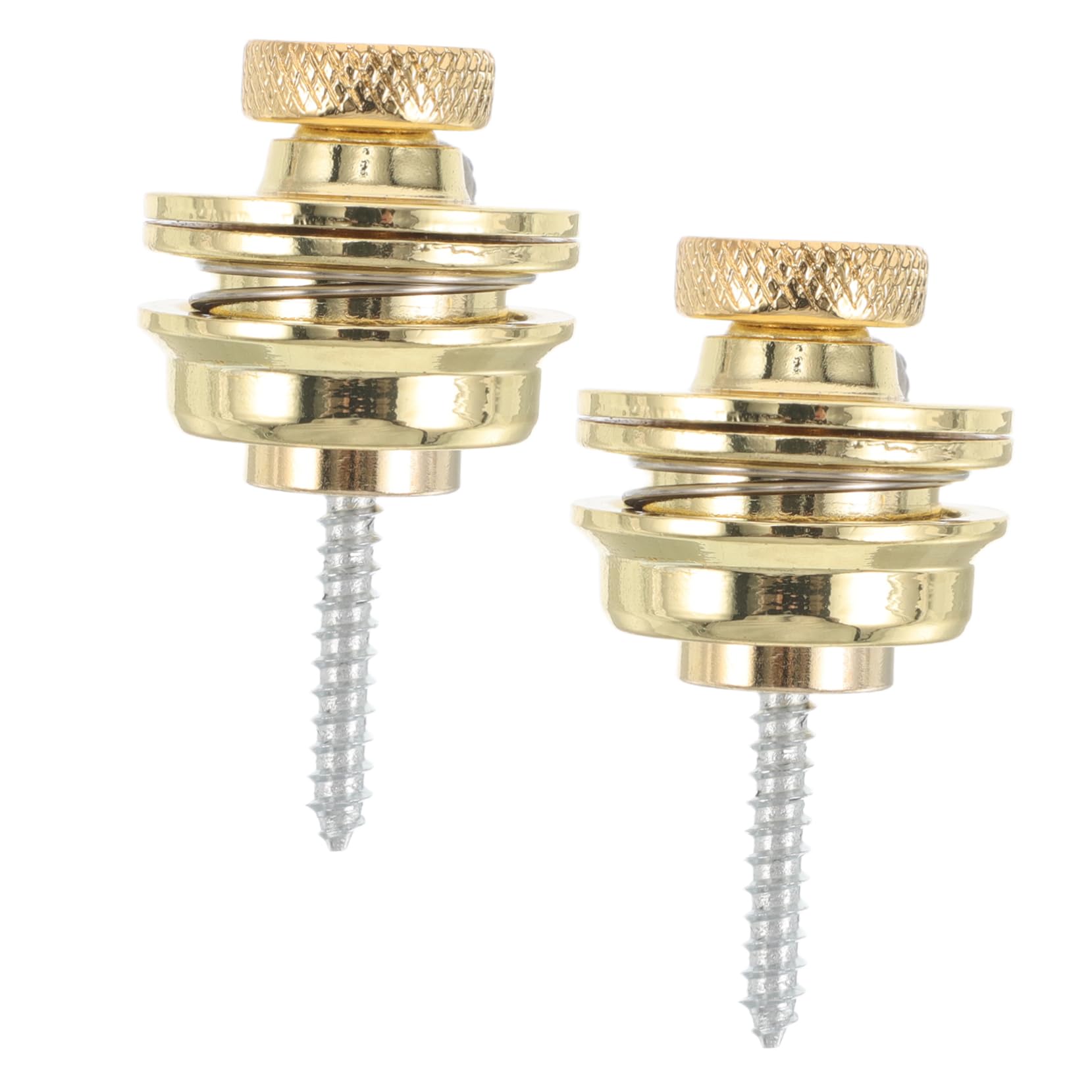 Sosoport Guitar Strap Locks Set Locking Strap Buttons for Electric Guitar Retainer System