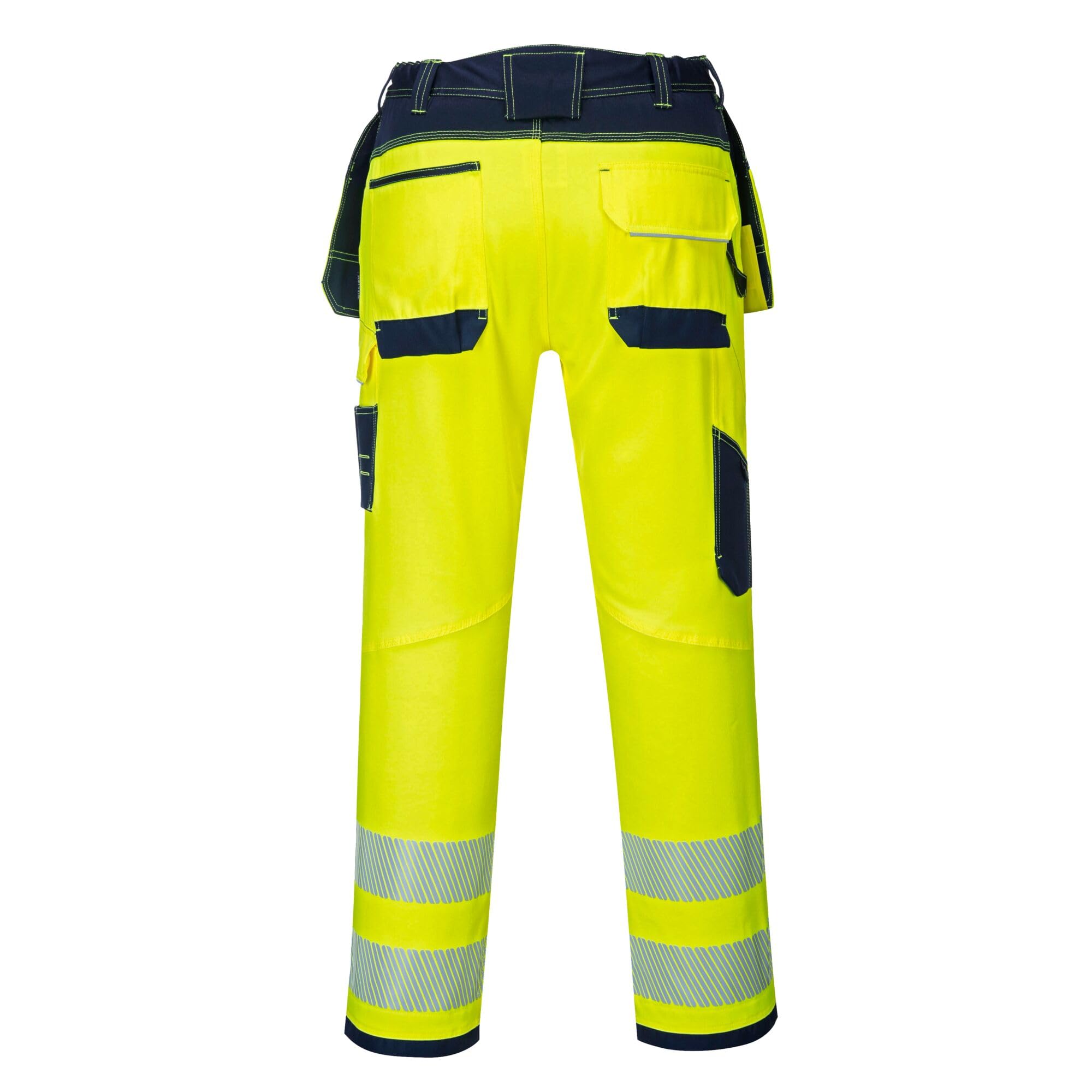 AmazonUkkitchen Portwest T501YER Vision Hi-Vis Holster Pantalones,