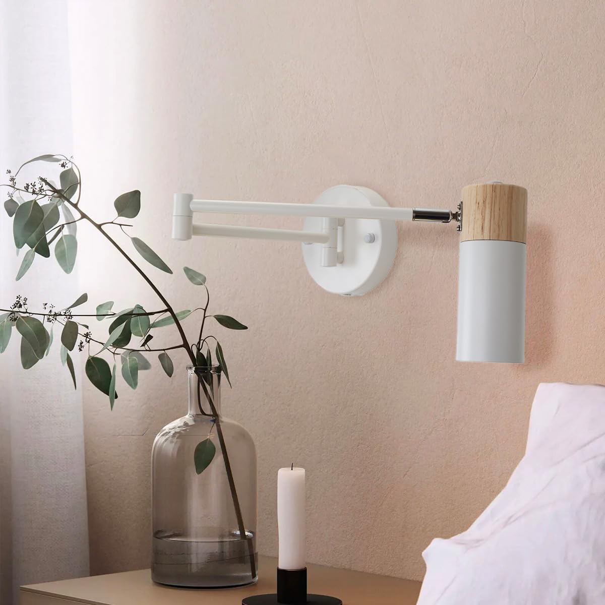 Industriële wandlamp Davin | 1-lichts | draaibaar en uitschuifbaar