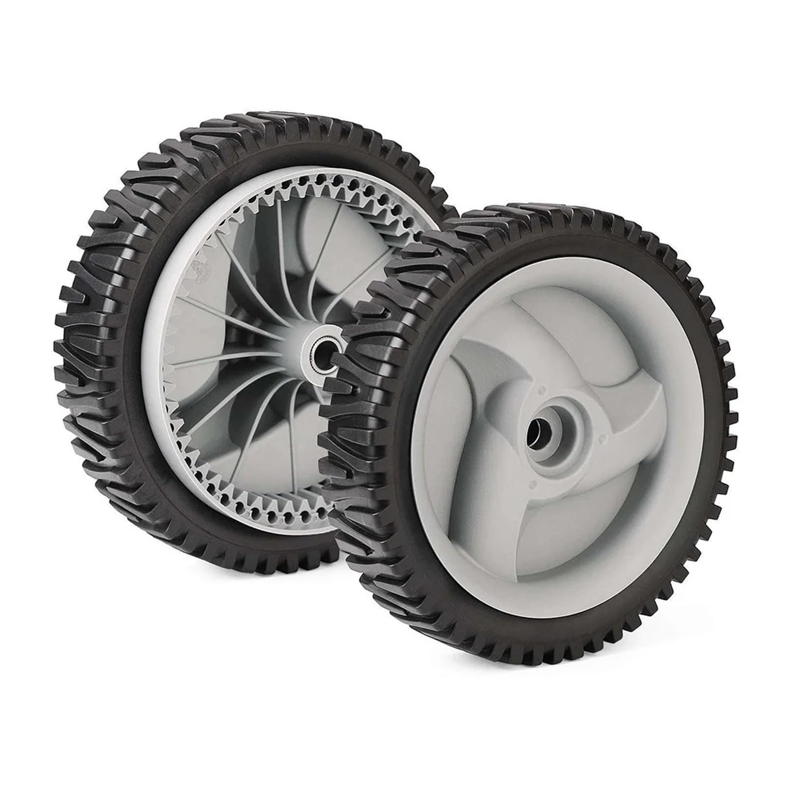 Ruedas delanteras, compatible con CRAFTSMAN, cortacesped de 8 pulgadas | modelos de empuje, diametro de 8 pulgadas, ancho 1-3/4 pulgadas, 53 dientes, instalacion rapida