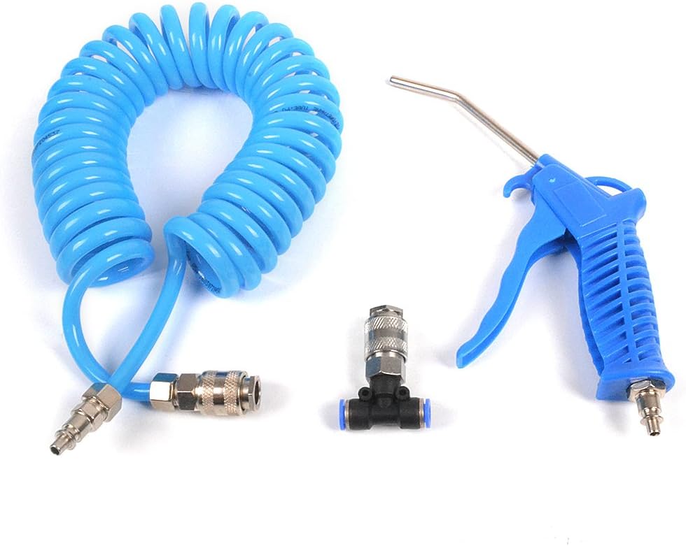 Rainyblue 5 M Air Duster Gun, Lorry Trucks Cars Heavy Duty Air Duster Blow Gun, Max Pressure 10 Kg/ cm Square