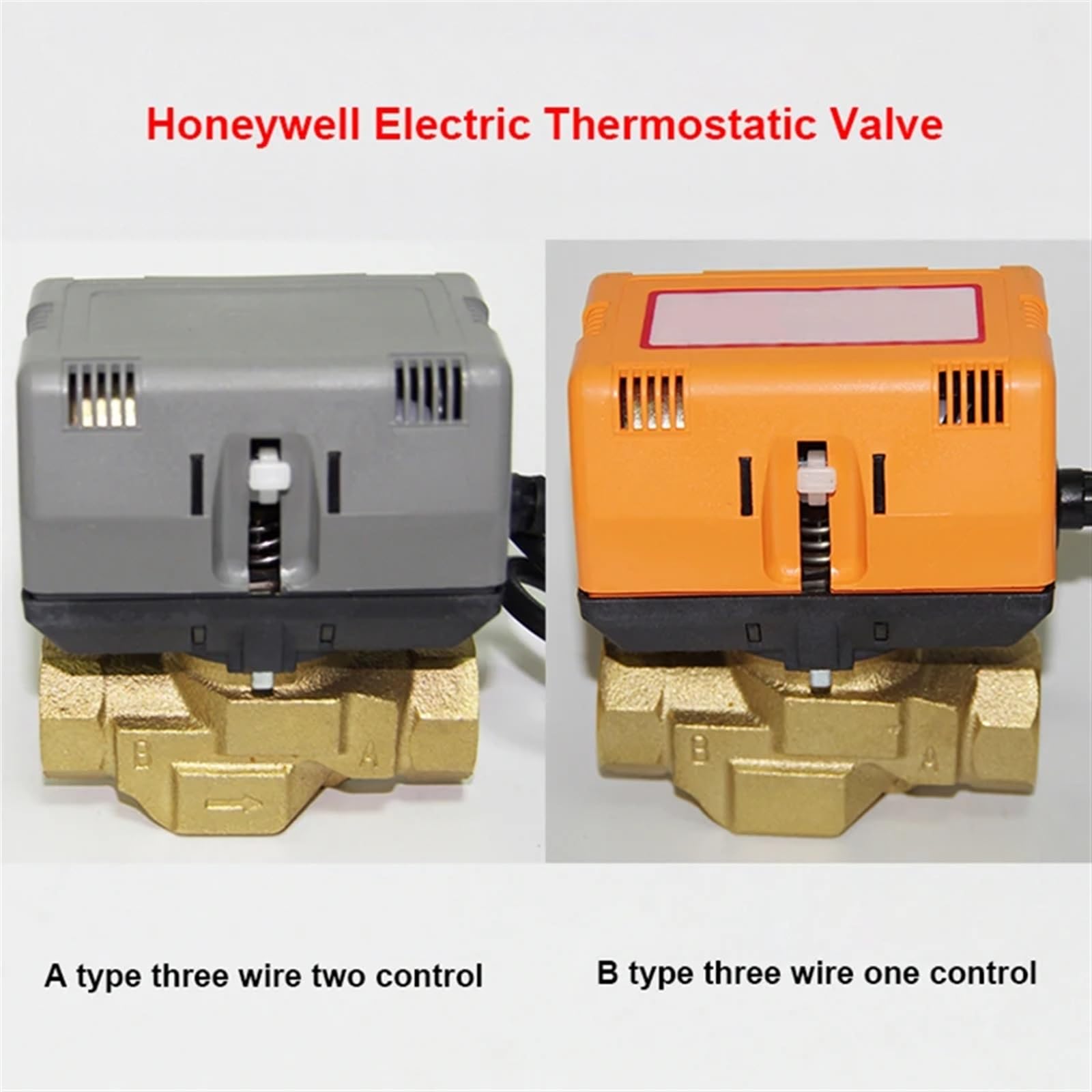 1/2 "3/4" 1 "dwukierunkowy zawór z silnikiem trójdrożny mosiądz VC6013/4013 DN15 DN20 DN25 zawór cewki wentylatora AC220V 1 SZTUK(VC4013-AC220V-THREE Way,3/4 cala)